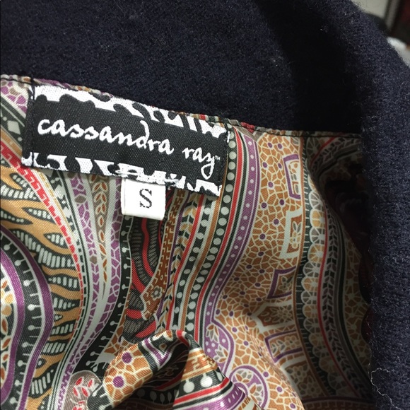 Cassandra Ray wool tailored long blazer S - Picture 4 of 12